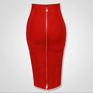 Red midi bandage